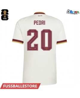 Günstige Spanien Pedri Gonzalez #20 Auswärtstrikot WM 2026 Kurzarm